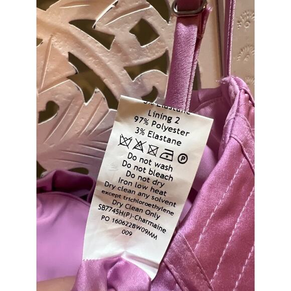 House of CB Charmaine Pink Corset Maxi Dress Size XS Extra Small - Picture 9 of 10